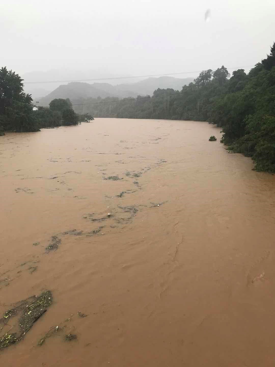 Inundações em Anren, Província de Hunan, China, 7 th junho 2018 (Imagem por DUAN Xinping).